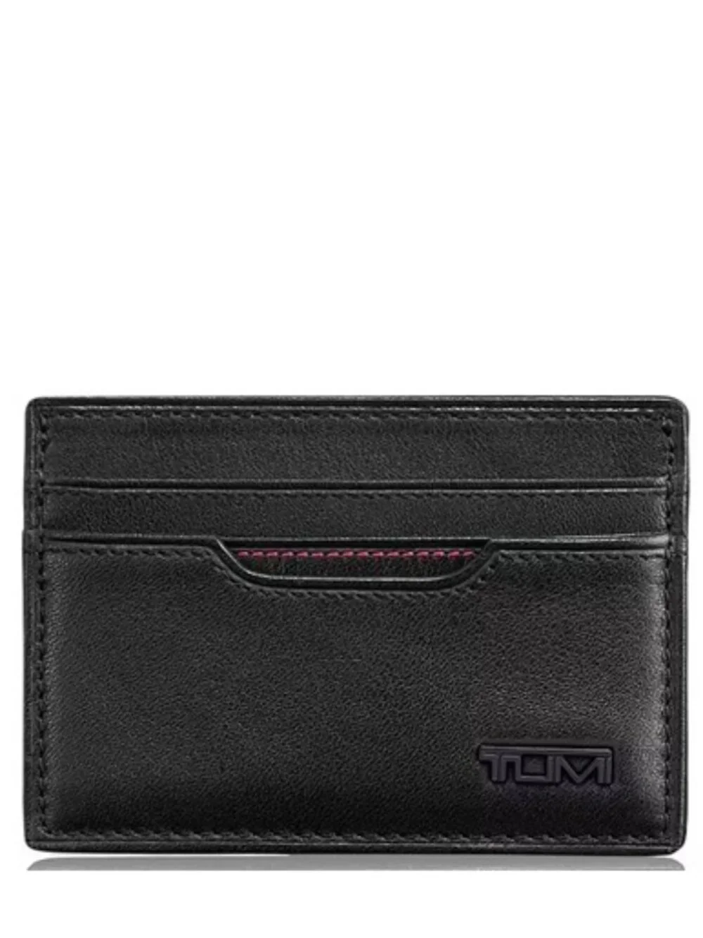 Tumi ID Lock Contrast Stitching Slim Card Case
